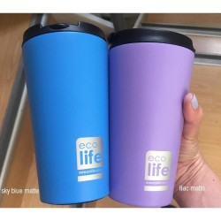 COFFEE THERMOS ECOLIFE SKY BLUE (MATTE)